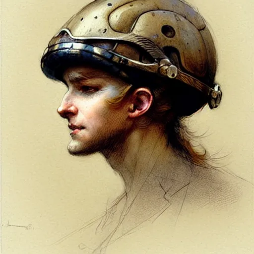Image similar to ( ( ( ( ( snake helmet. muted colors. ) ) ) ) ) by jean - baptiste monge!!!!!!!!!!!!!!!!!!!!!!!!!!!