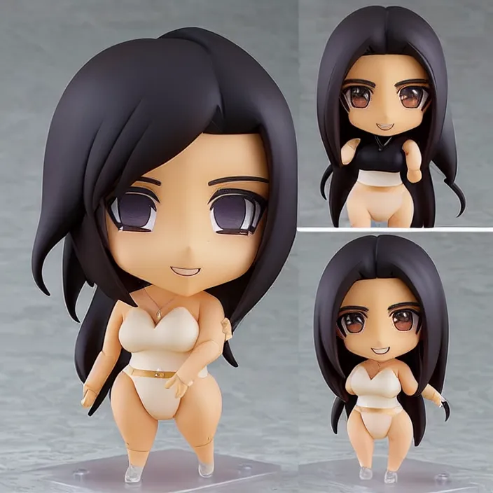 Image similar to kim kardashian, an anime nendoroid of kim kardashian, figurine, detailed product photo