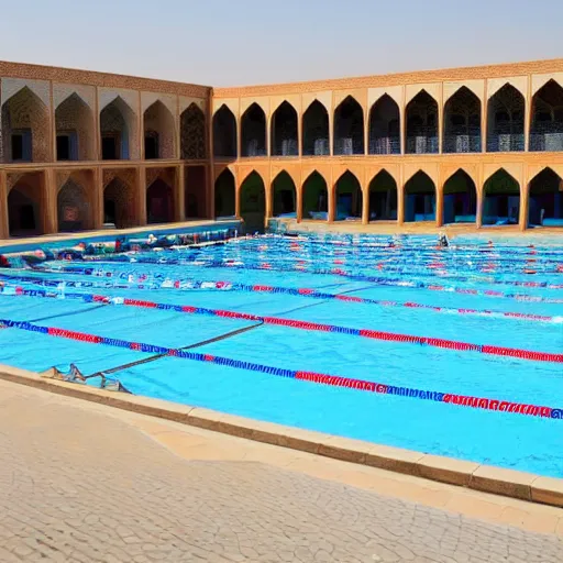 Image similar to isfahan olympic swimming pool