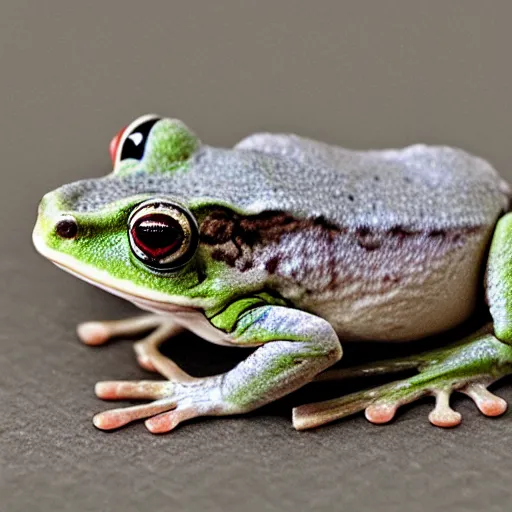 Image similar to frog in yogurt