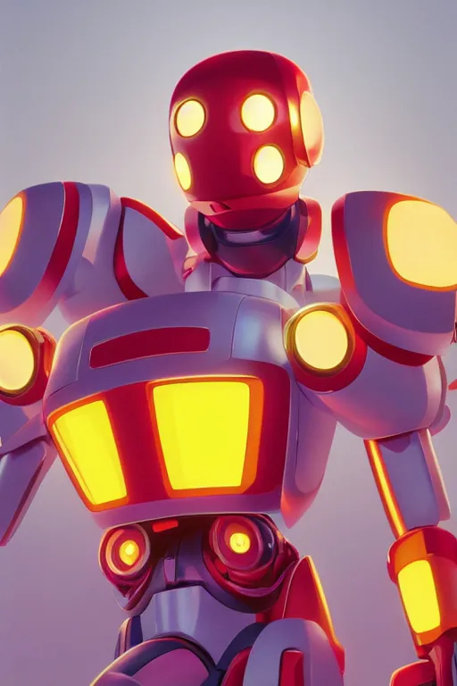 Image similar to metabots medabots medarotto medarot robot minimalist comics helmet mask neon cybereye, behance hd by jesper ejsing, by rhads, makoto shinkai and lois van baarle, ilya kuvshinov, rossdraws global illumination ray tracing hdr radiating a glowing aura