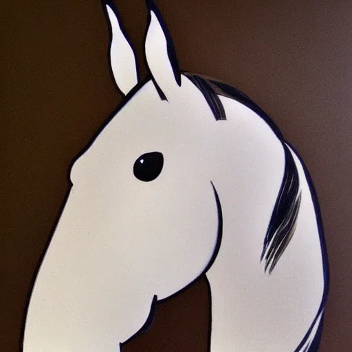 Prompt: horse portrait made by the artist tex avery