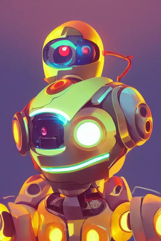 Image similar to metabots medabots medarotto medarot robot minimalist comics helmet mask neon cybereye, behance hd by jesper ejsing, by rhads, makoto shinkai and lois van baarle, ilya kuvshinov, rossdraws global illumination ray tracing hdr radiating a glowing aura