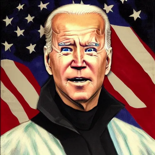 Prompt: joe biden as a drag queen, by velasquez, hyper realism