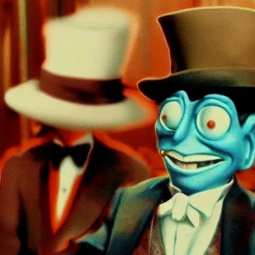 Image similar to “still of Rick Sanchez in Who Framed Roger Rabbit?”