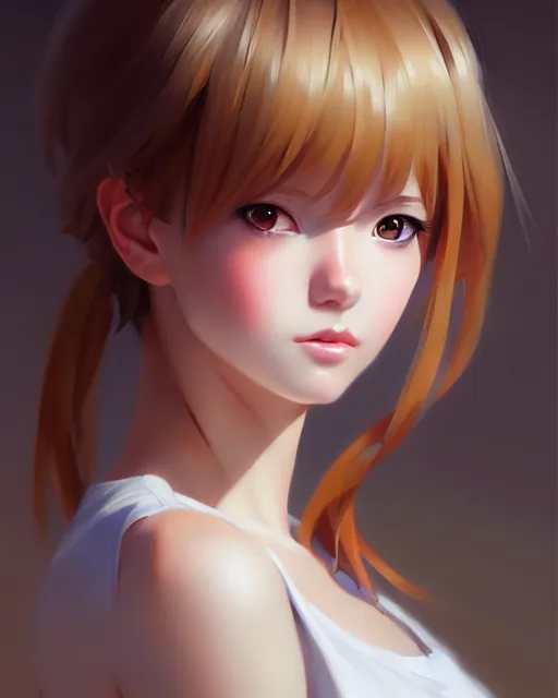 Prompt: portrait anime as girl cute - fine - face, pretty face, realistic shaded perfect face, fine details. anime. realistic shaded lighting by ilya kuvshinov giuseppe dangelico pino and michael garmash and rob rey