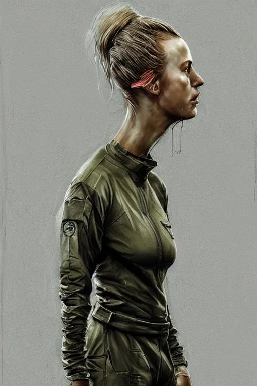 Prompt: epic professional digital art of attractive female swede wearing air force jumpsuit, painting, by leesha hannigan, iris van herpen, joelle julie artstation, cgsociety, wlop, epic, much wow, much detail, gorgeous, detailed, cinematic, masterpiece