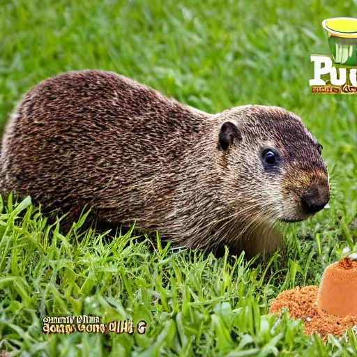 Image similar to corndog groundhog poop log 3 times