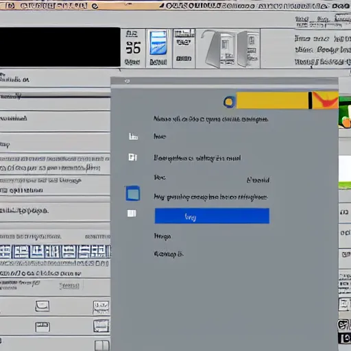 Prompt: windows 1995 desktop