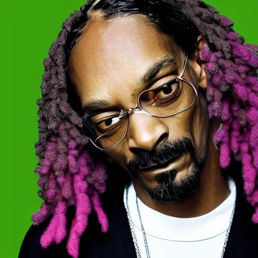 Image similar to snoop dogg his hair is made of weed buds soft portrait photography by jonathan zawada