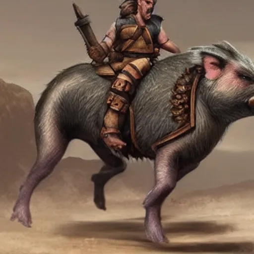 Image similar to real life hog rider