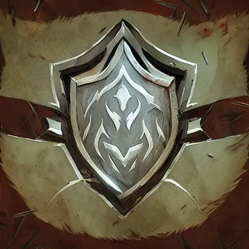 Image similar to leaves shield, epic fantasy style, highly detailed, in the style of Greg Rutkowski, hearthstone artwork