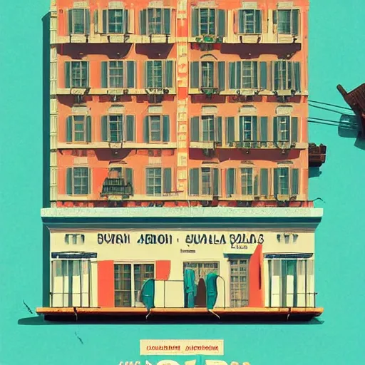 Image similar to artwork by Wes Anderson, trending on ArtStation, masterpiece