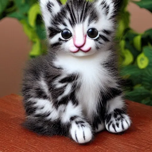 Image similar to cute kitten stuffed animal