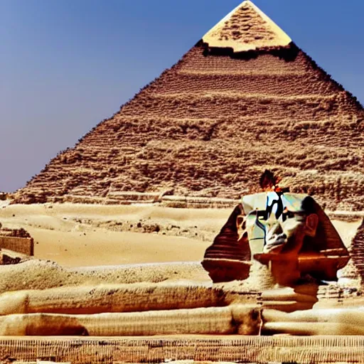 Image similar to how did the ancient egyptians build the pyramids?