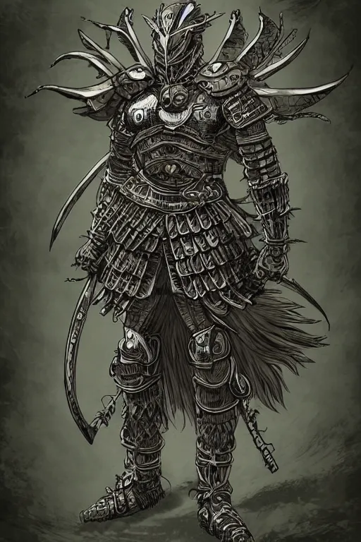 Image similar to human warrior wearing tree themed armour, symmetrical, highly detailed, digital art, sharp focus, trending on art station, kentaro miura manga art style