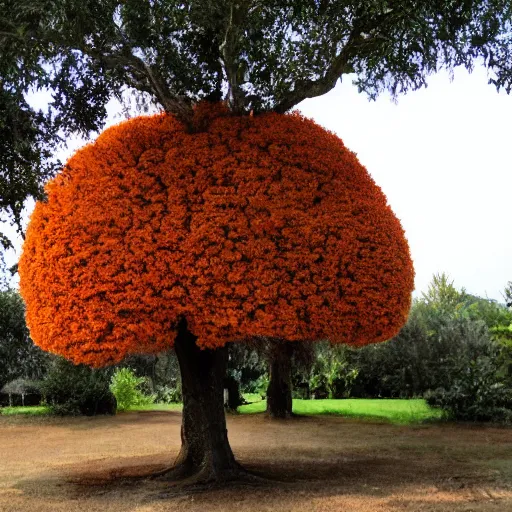 Prompt: an orange tree