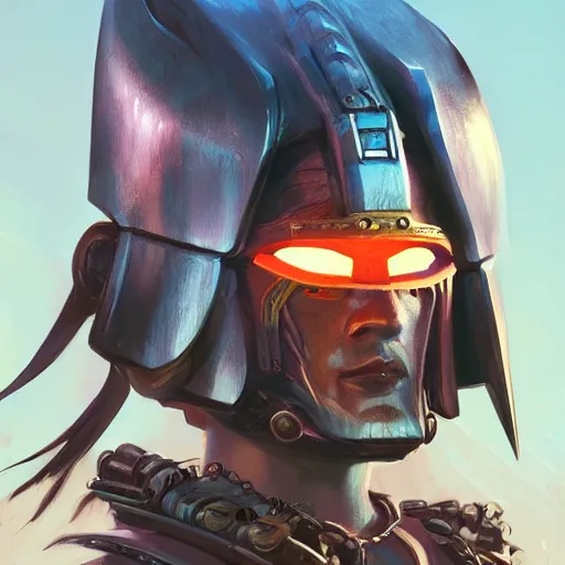 Image similar to cyberpunk viking helmet mask warrior goddess robot ninja fantasy, art gta 5 cover, official fanart behance hd artstation by jesper ejsing, by rhads, makoto shinkai and lois van baarle, ilya kuvshinov, ossdraws