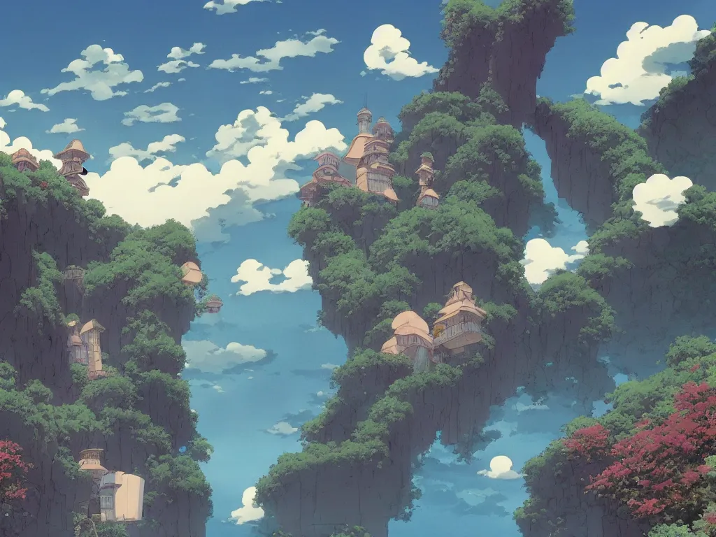beautiful nature scenery from Spirited Away (2001) | Stable Diffusion ...