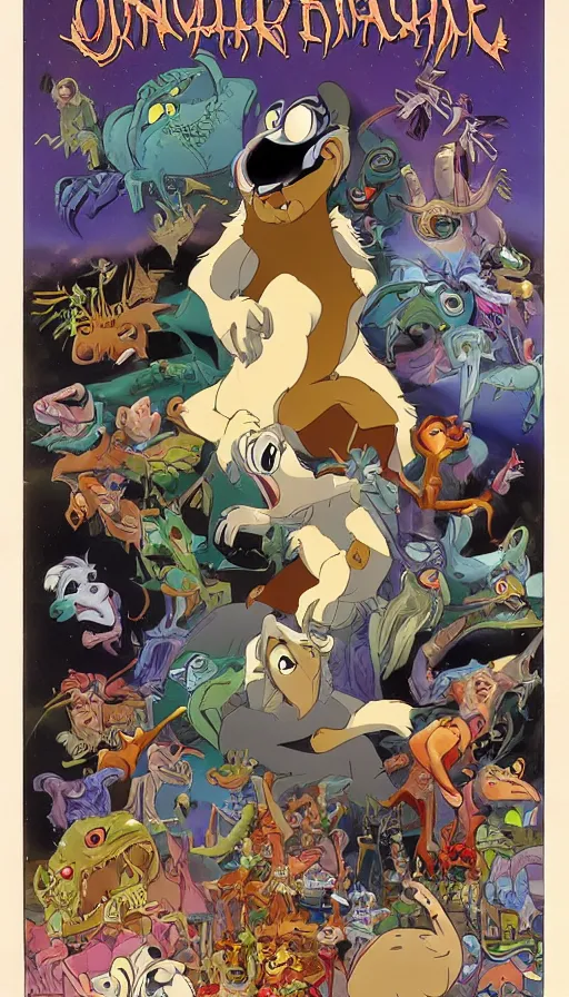 Image similar to The end of an organism, by don bluth