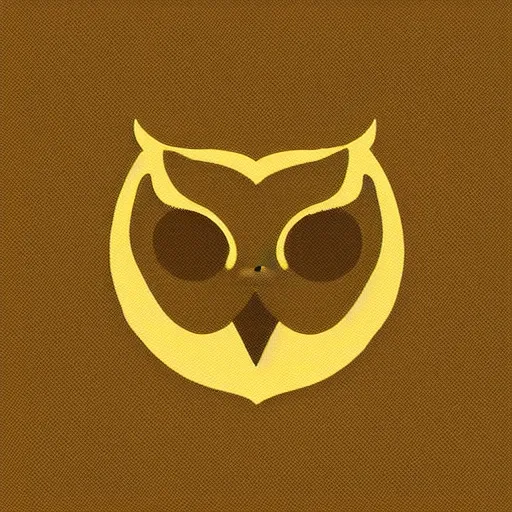 Prompt: owl logo golden ratio vector 8 k