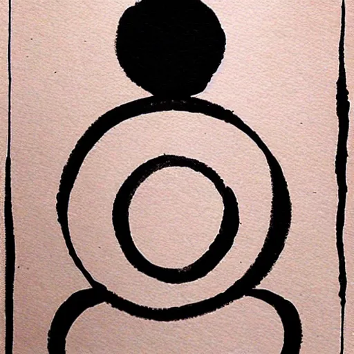 Prompt: zen art ink
