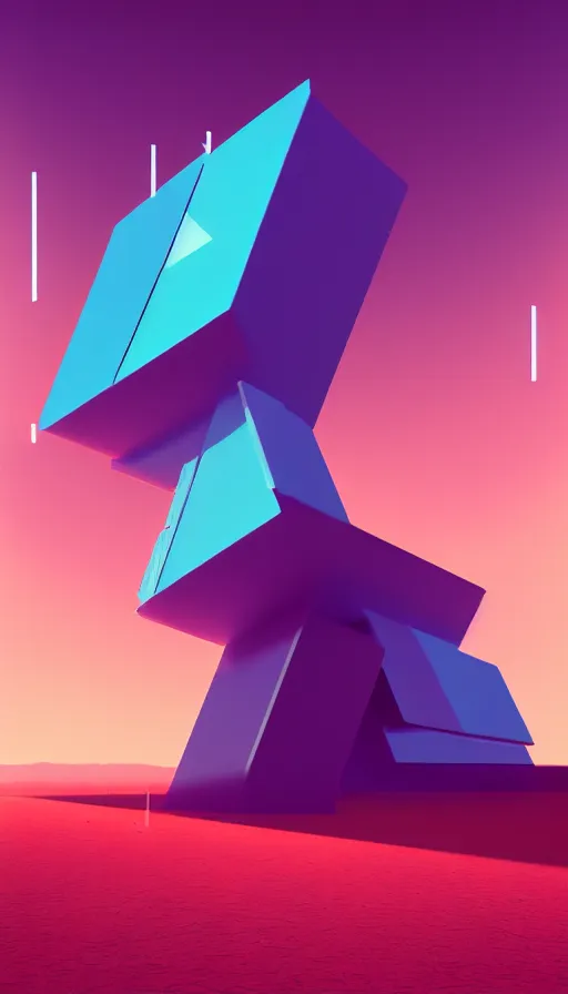 Prompt: the two complementary forces that make up all aspects and phenomena of life, by Beeple