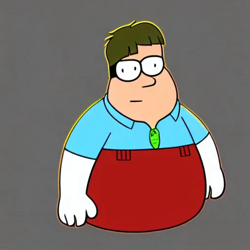 Image similar to Peter Griffin meets Vinesauce Joel, Realistic, HDR, Clear Image, HDD, Dynamic lighting,