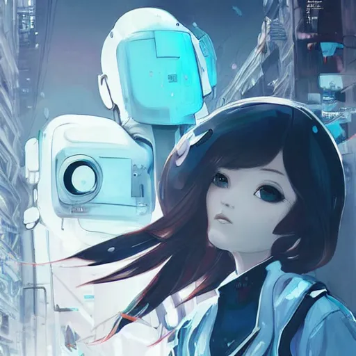 Image similar to luxury advertisement, white and teal colors. highly detailed post-cyberpunk sci-fi asian city in style of cytus and deemo, mysterious vibes, by Ilya Kuvshinov, by Greg Tocchini, nier:automata, set in half-life 2, beautiful with eerie vibes, very inspirational, very stylish, surrealistic, perfect digital art, mystical journey in strange world, bastion game