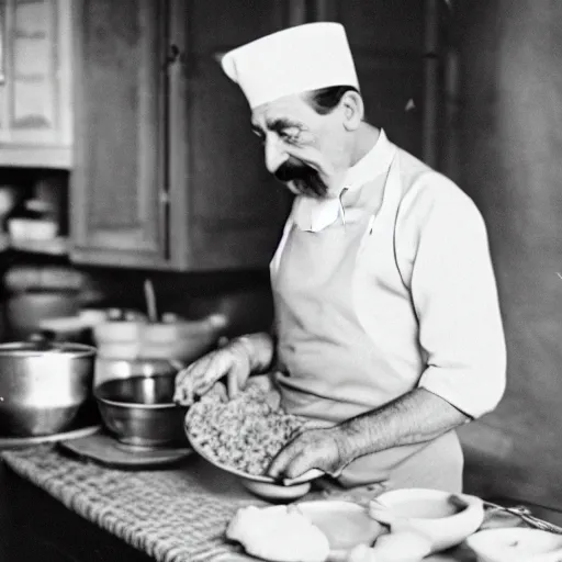 Image similar to Beautiful Food photography of Stalin making Gulash