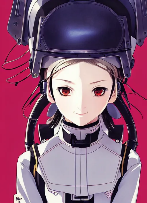 Image similar to ilya kuvshinov anime mech pilot girl, last exile, murata range, fine detail, perfect anime face, dramatic lighting, dynamic composition, masaki kajishima, art deco, cel shading, vivid, rich texture, ( ( ( yoshinari yoh ) ) ), alphonse mucha, ( ( ( colorful ) ) ),