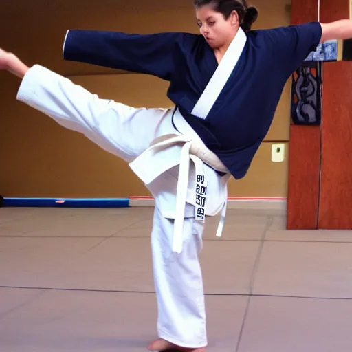 Prompt: bell cranel as karate kid