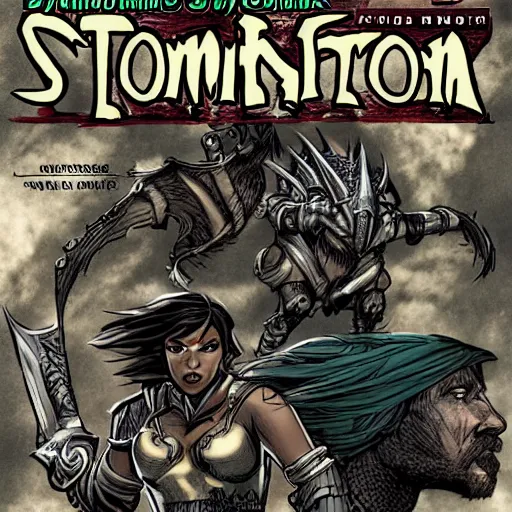 Image similar to skyrim comic book by Humberto Ramos and Mark Robinson