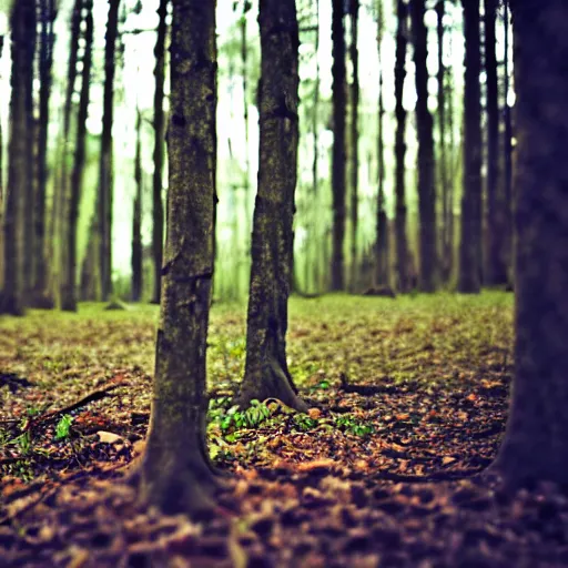 Image similar to a forest, depth of field, blur, bokeh, f / 1, 8