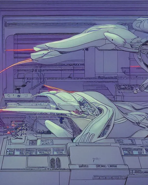 Image similar to synth by Moebius