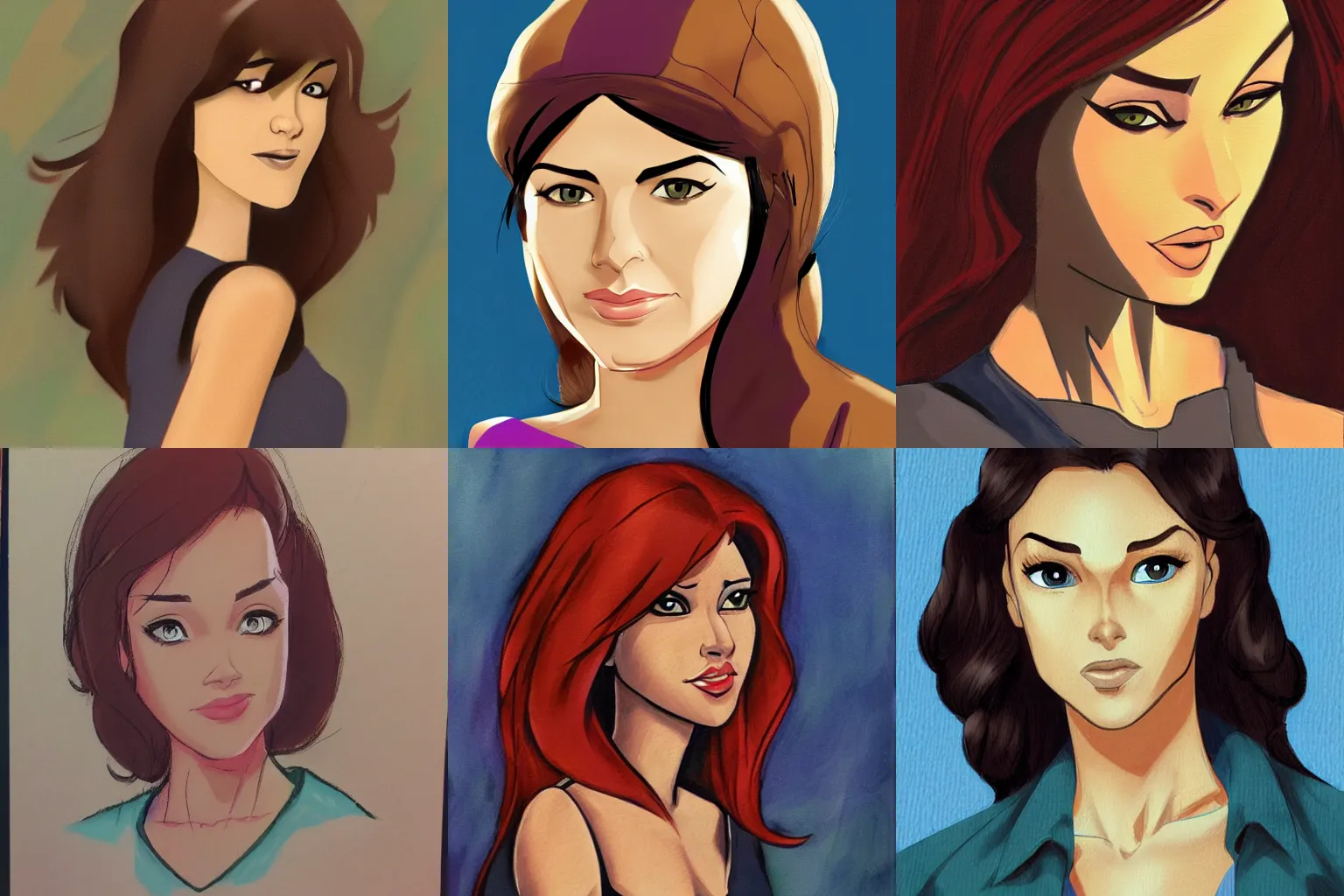 Prompt: beautiful woman portrait, by Greg Weisman