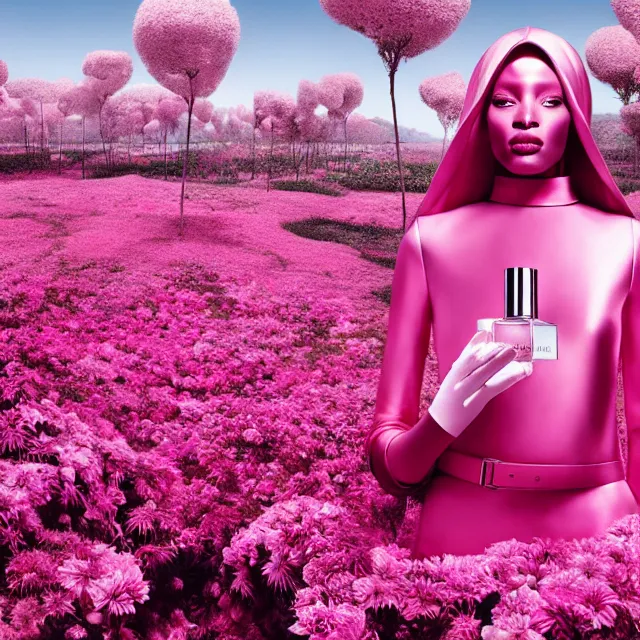 Image similar to fragrance advertising campaign by richard mosse