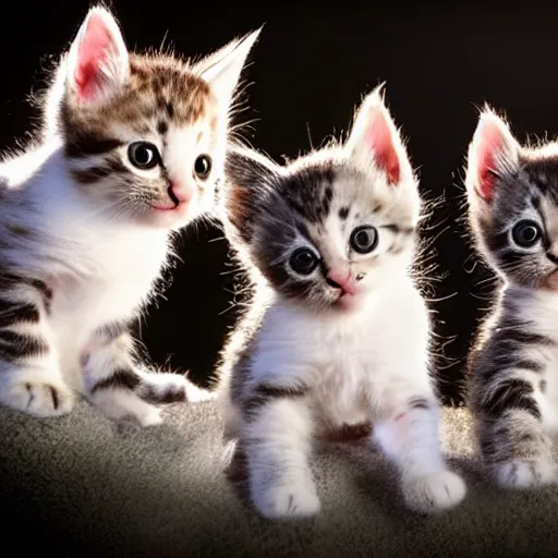 Prompt: an amazing award winning photo of kittens in concert, very detailed and sharp, 4k hdr, masterpiece