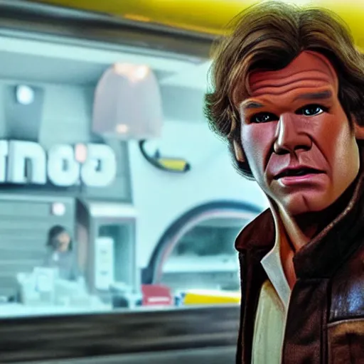 Prompt: Han solo at McDonalds, HDR