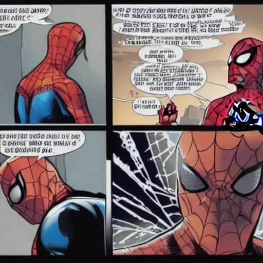 Comic Page Comic Artrecreation Spider-man Artspider-man 