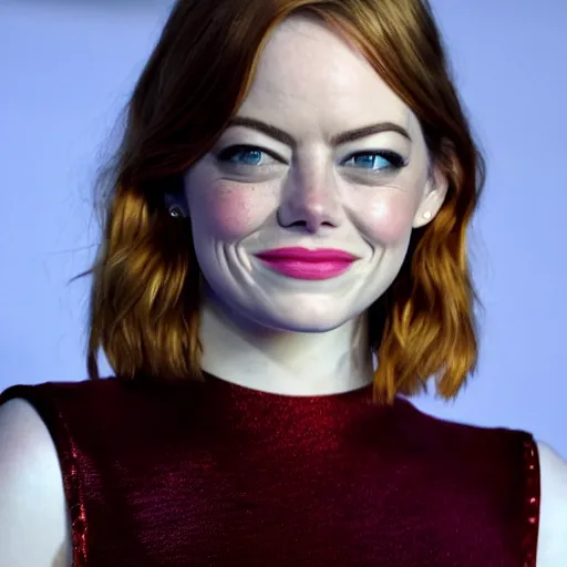 Image similar to emma stone is gollum from lord of the rings, 3 strands of hair, bad teeth, in a cave, 8k ultra real