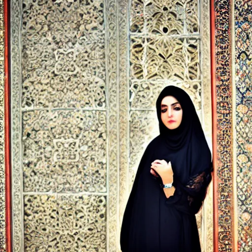 Image similar to iranian girl, award winning photography