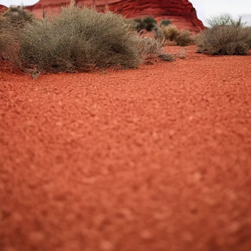 Image similar to Wild West, red sand, tumbleweed, gunslingers, Canon EOS R3, f/1.4, ISO 200, 1/160s, 8K, RAW, unedited, symmetrical balance, in-frame