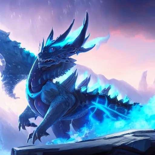 Prompt: a blue eye white dragon, battlefield background, bright art masterpiece artstation. 8 k, sharp high quality artwork in style of jose daniel cabrera pena and greg rutkowski, concept art by tooth wu, blizzard warcraft artwork, hearthstone card game artwork, yugioh artwork