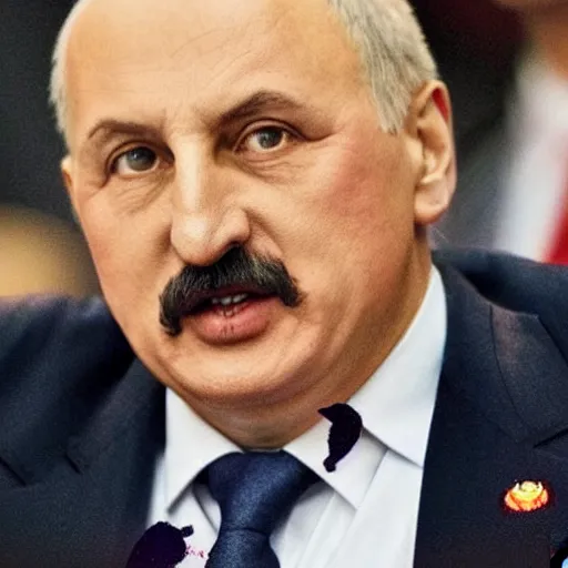 Image similar to president of belorussia, alexander lukashenko in sailor moon, anime, perfect faces, fine details