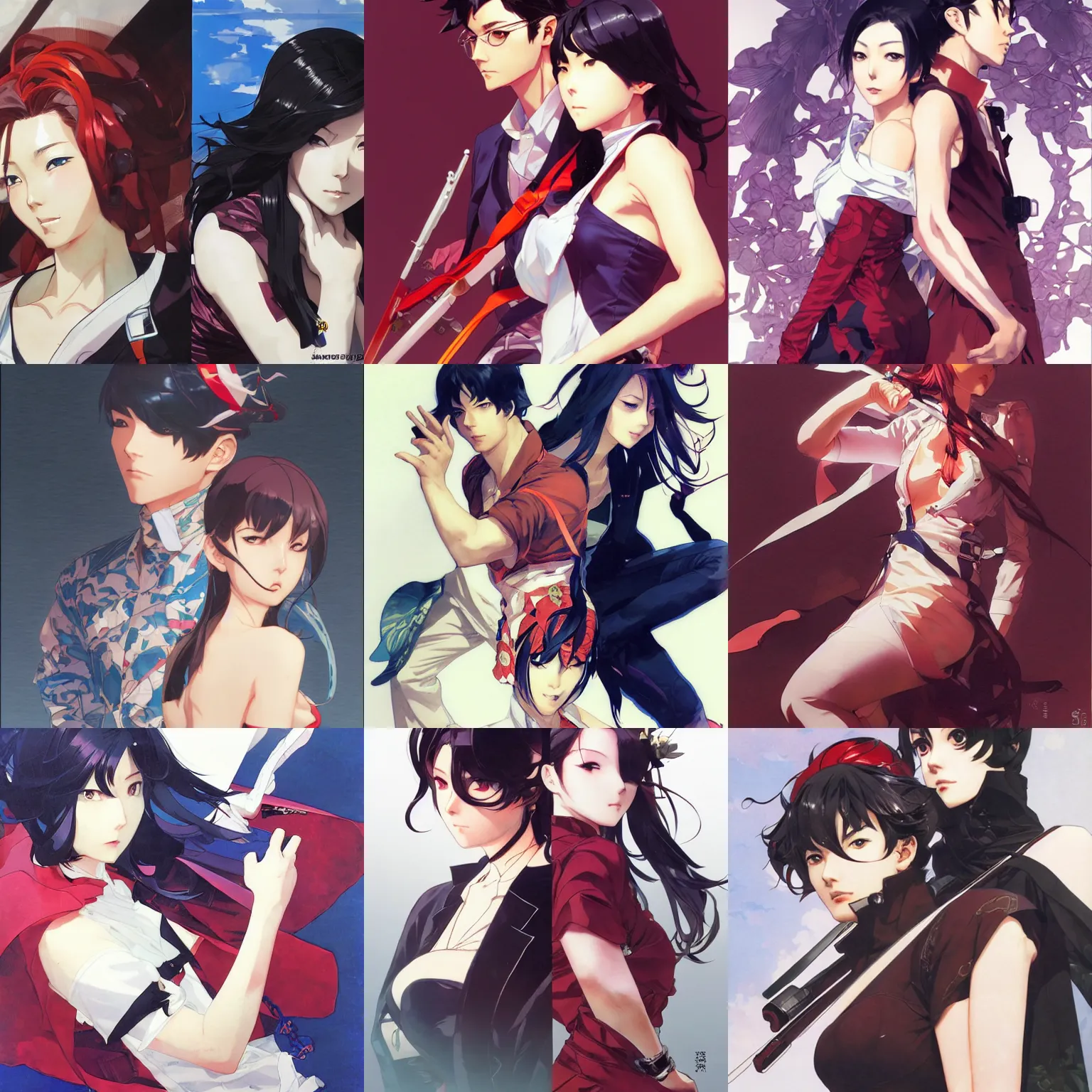 Prompt: lee jin - eun by shigenori soejima, greg rutkowski, jesper ejsing, katsuhiro otomo, krenz cushart, rossdraws, alphonse mucha, rule of thirds, seductive look, beautiful