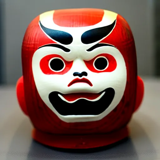 Image similar to daruma with demon head