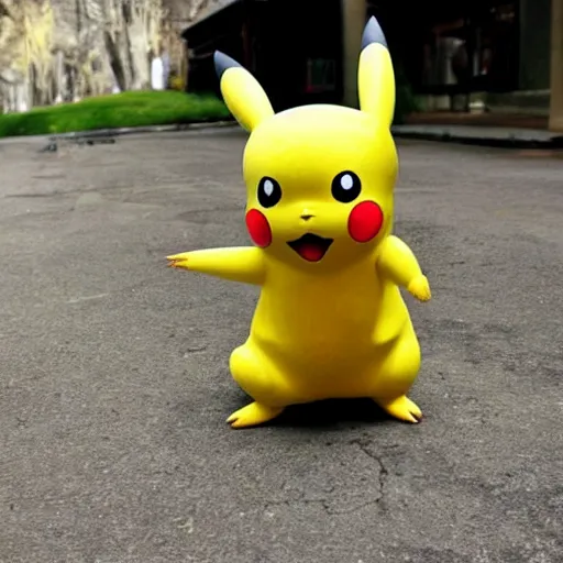 Image similar to Pikachu as a human, realistic photo