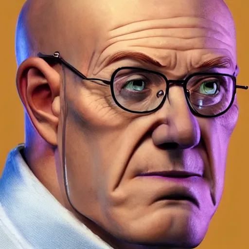 Image similar to A middle-aged Dr. Venture in real life with a hooked nose, a long gaunt face and skinny body and neck, very thin and bald, realistic, very realistic, hyperrealistic, highly detailed, very detailed, extremely detailed, detailed, digital art, oil painting, trending on artstation, headshot and bodyshot, detailed face, very detailed face, extremely detailed face, HD Quality, 8k resolution, very very detailed face, real life