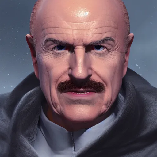 Image similar to Dr. Phil is Emperor Palpatine, hyperdetailed, artstation, cgsociety, 8k